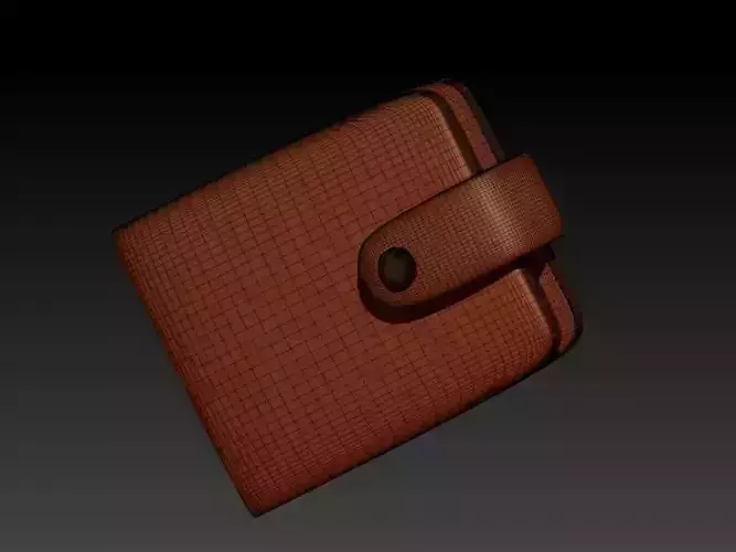 Stylized Wallet  3D print model