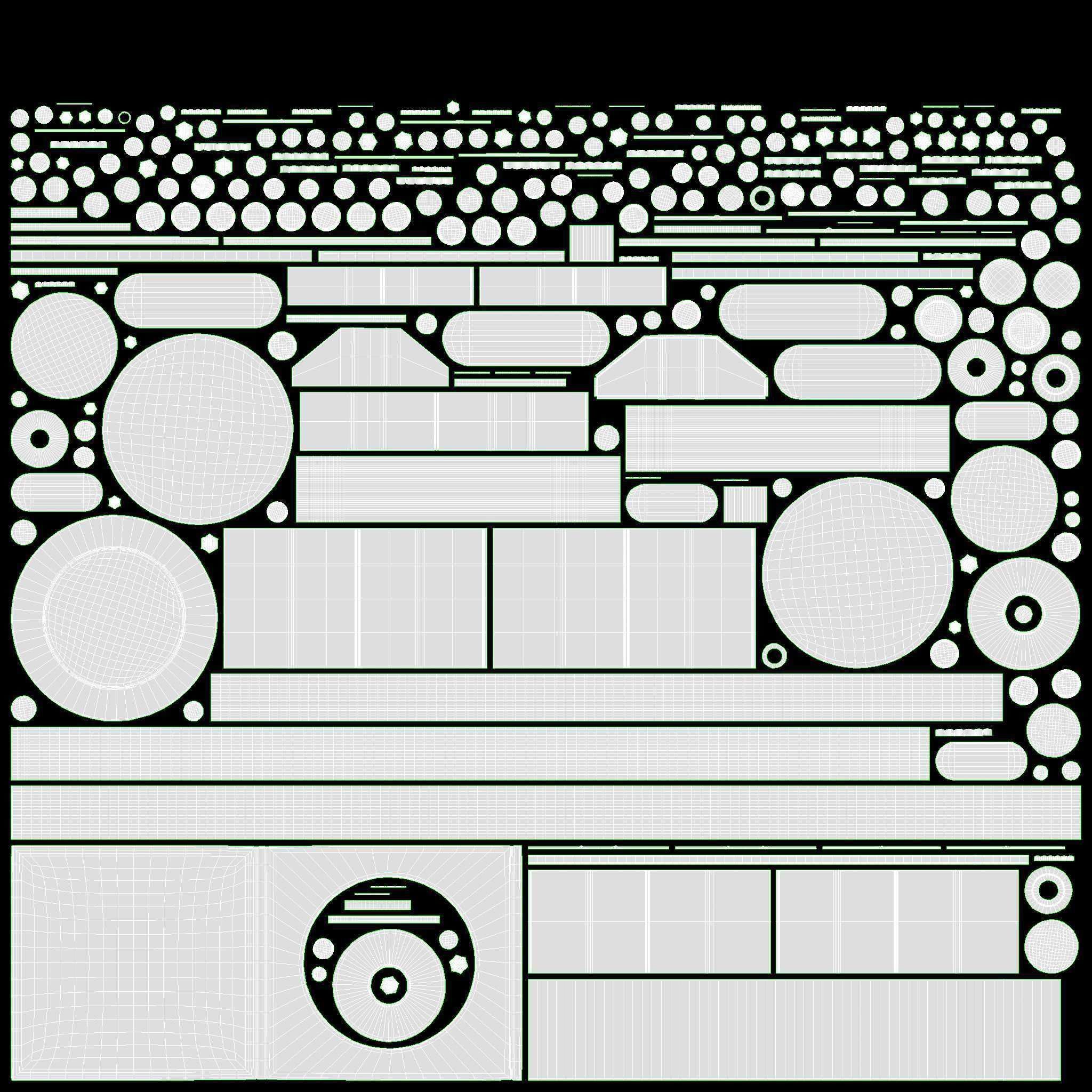 Spring rocking plane 3D model_11