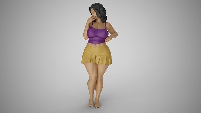 Standing Gossip 3D print model
