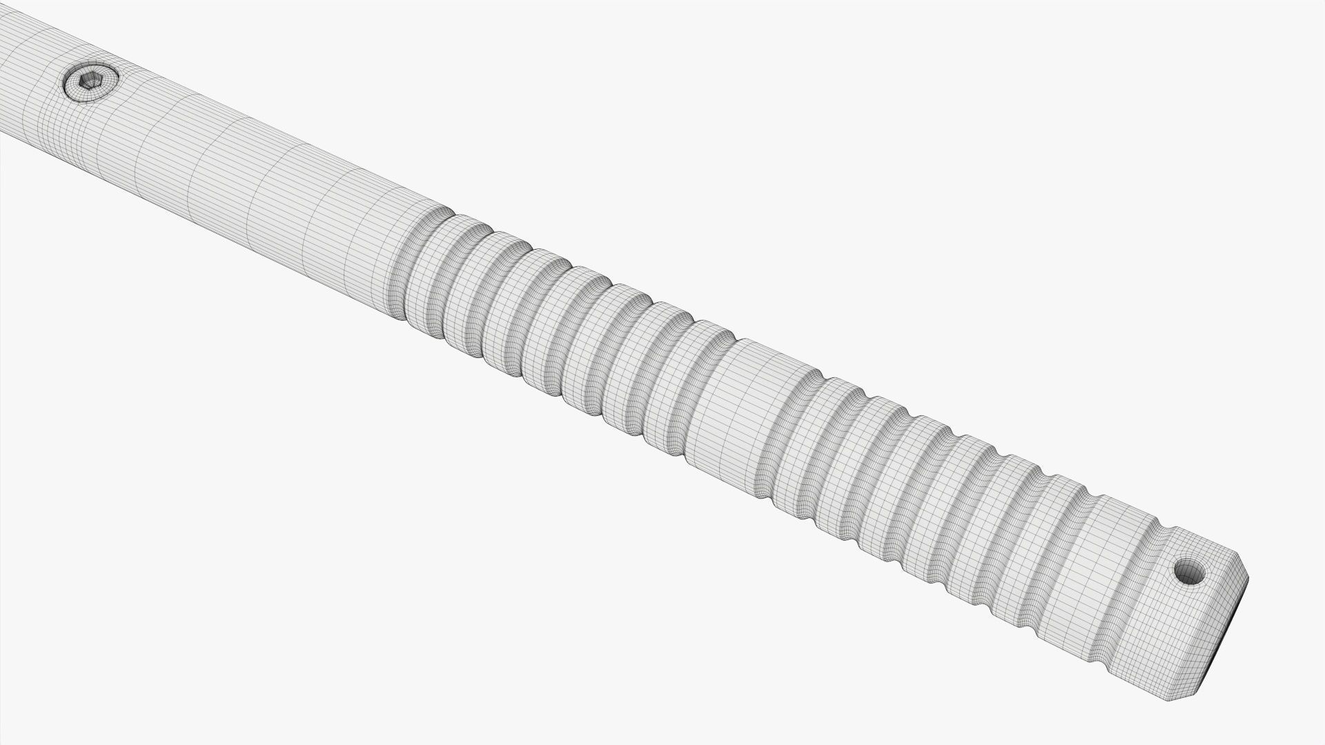 Tomahawk axe tactical 3D model_13