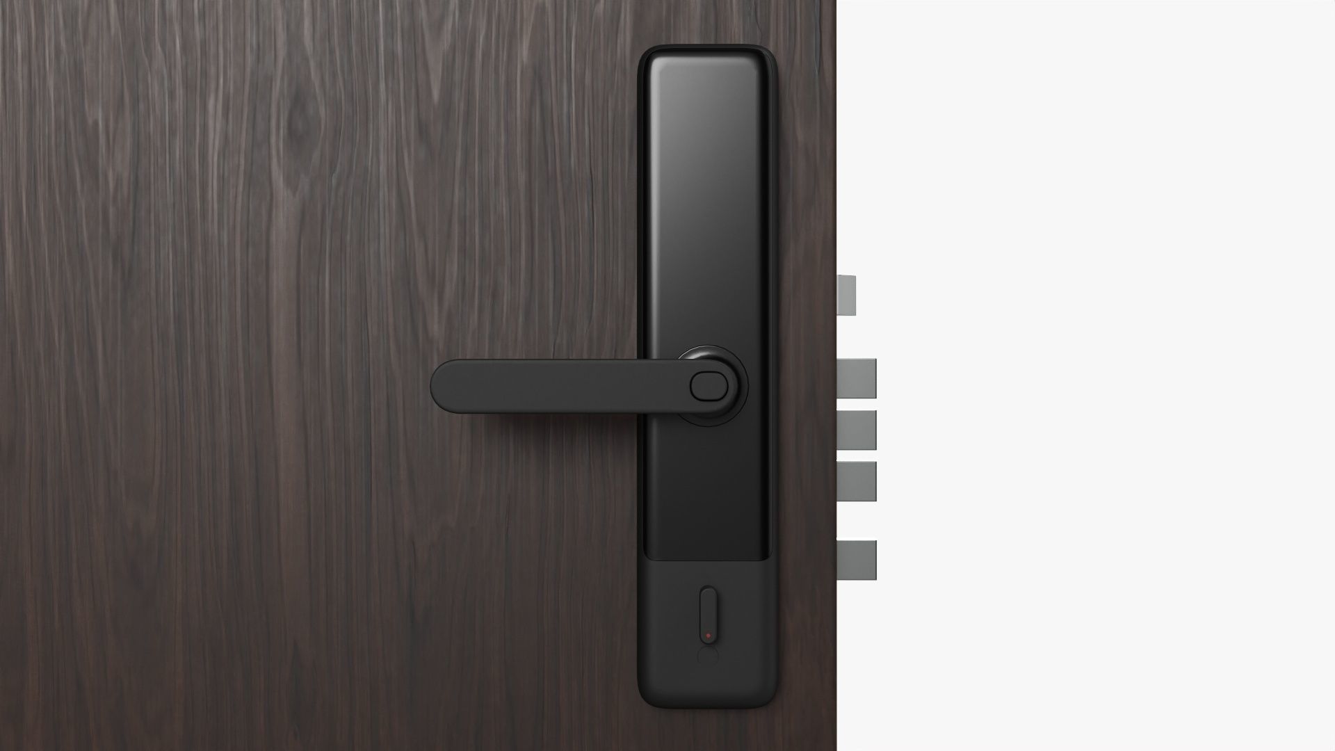 Xiaomi Aqara N200 Smart Door Lock Black 3D model_4