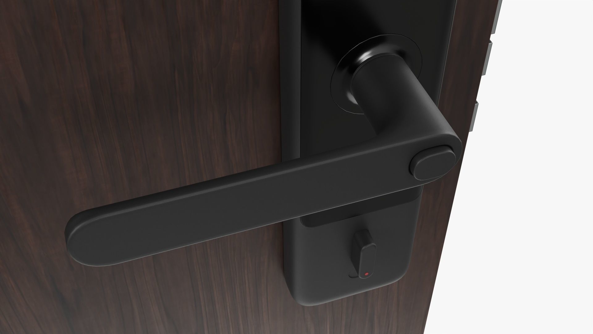 Xiaomi Aqara N200 Smart Door Lock Black 3D model_5