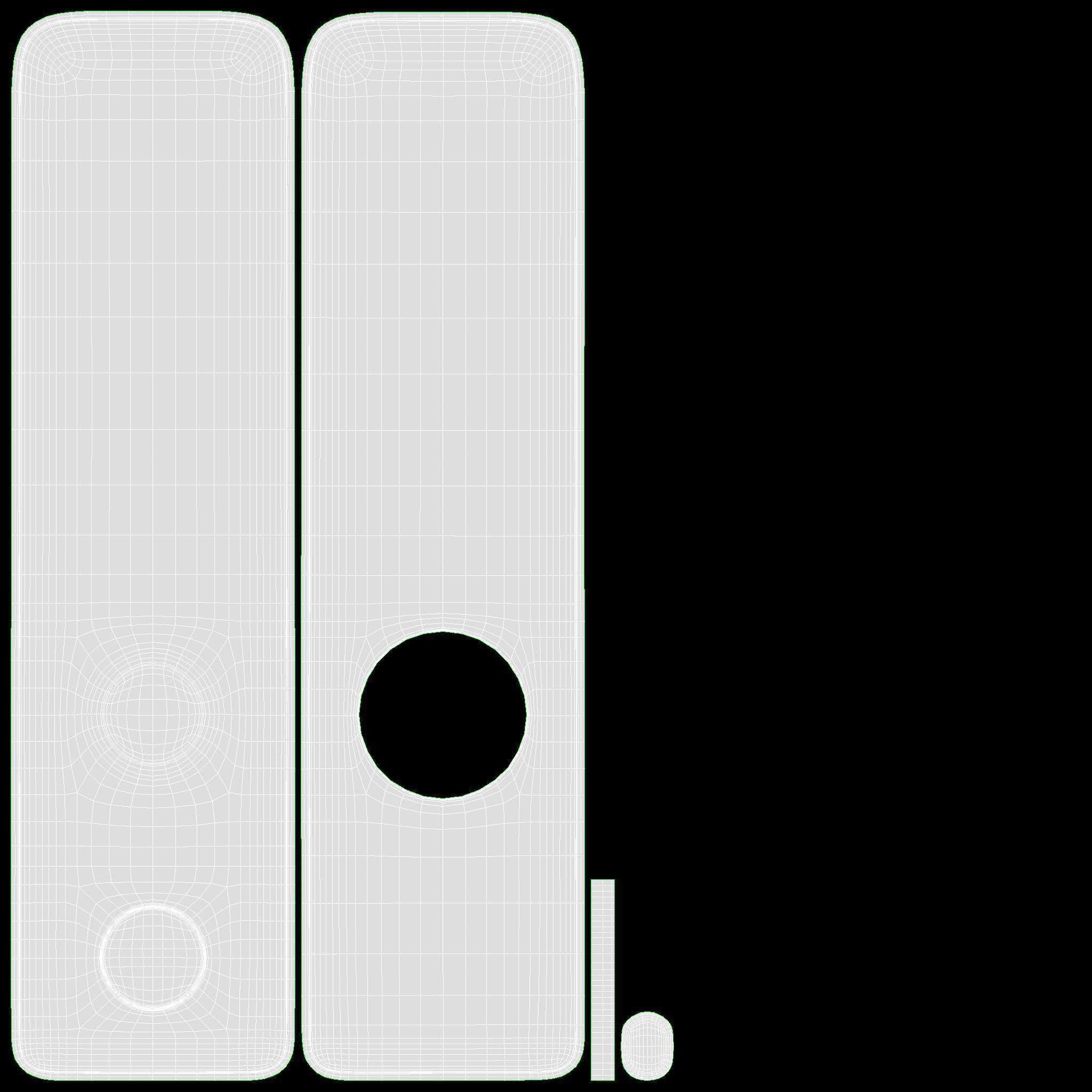 Xiaomi Aqara N200 Smart Door Lock Black 3D model_15