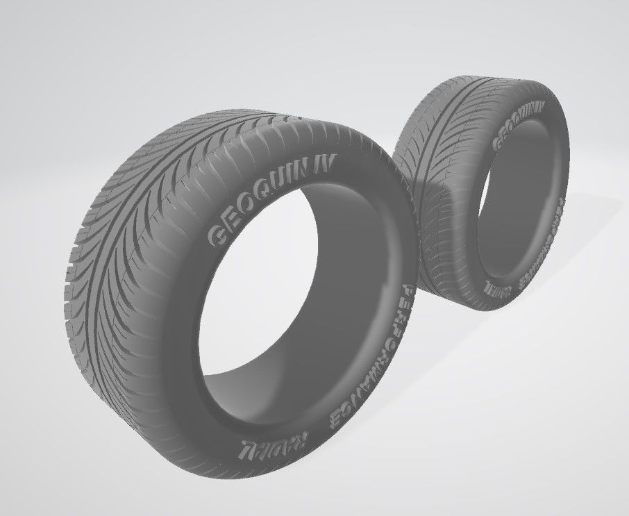Torq Thrust II Wheels with Tires and Brakes for 3D Print 3D print model_25