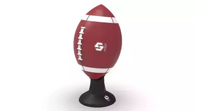 Rugby tee Low-poly 3D model