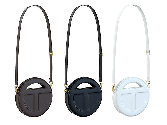 Telfar Round Circle Bag Low-poly 3D model