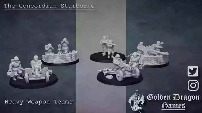 Starborne Heavy Weapons 3D print model