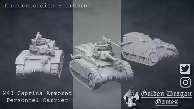 M48 Caprina Armored Personnel Carrier