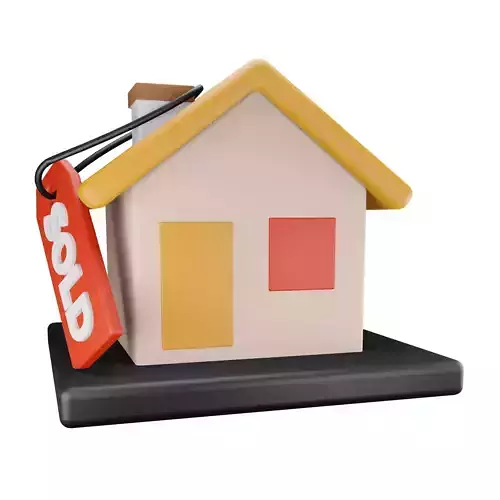 House with sold tag