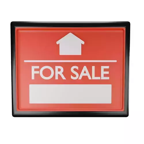 Steel for sale red sign