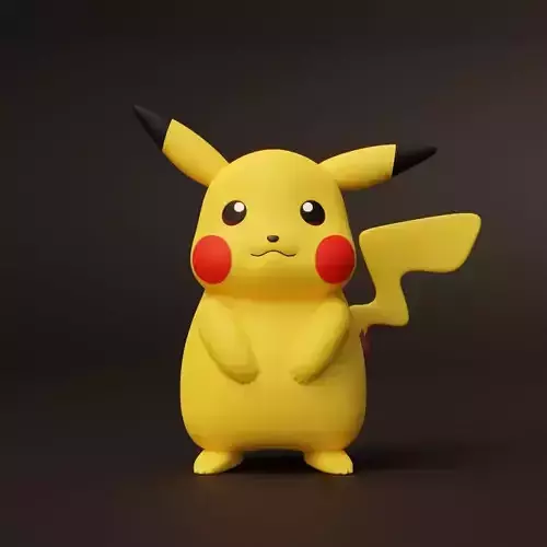Pikachu 3D Sculpt Free Free 3D model