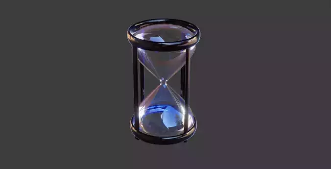 Hourglass Timer 3D Model 3D model