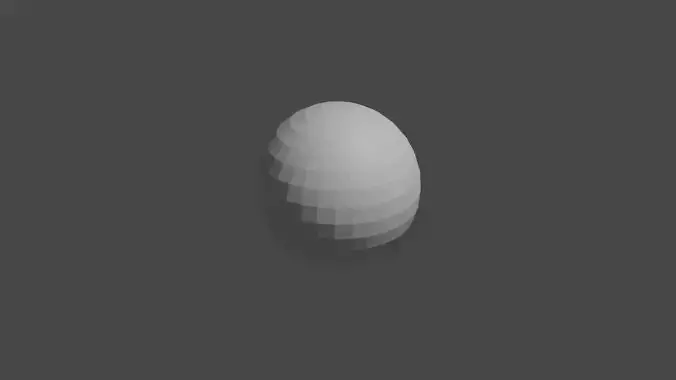 Gray sphere Free 3D print model