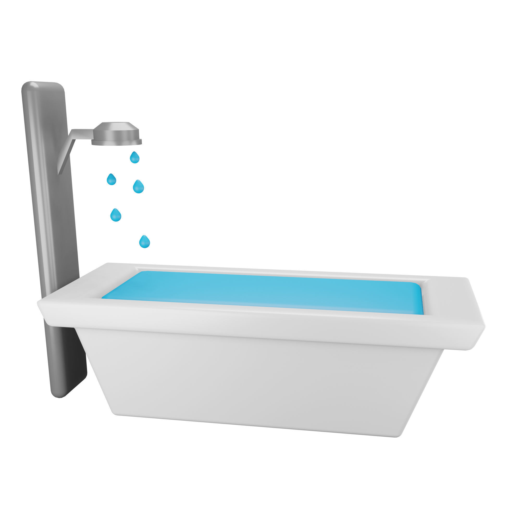 Water Icon Pack 3D Model Low-poly 3D model_3