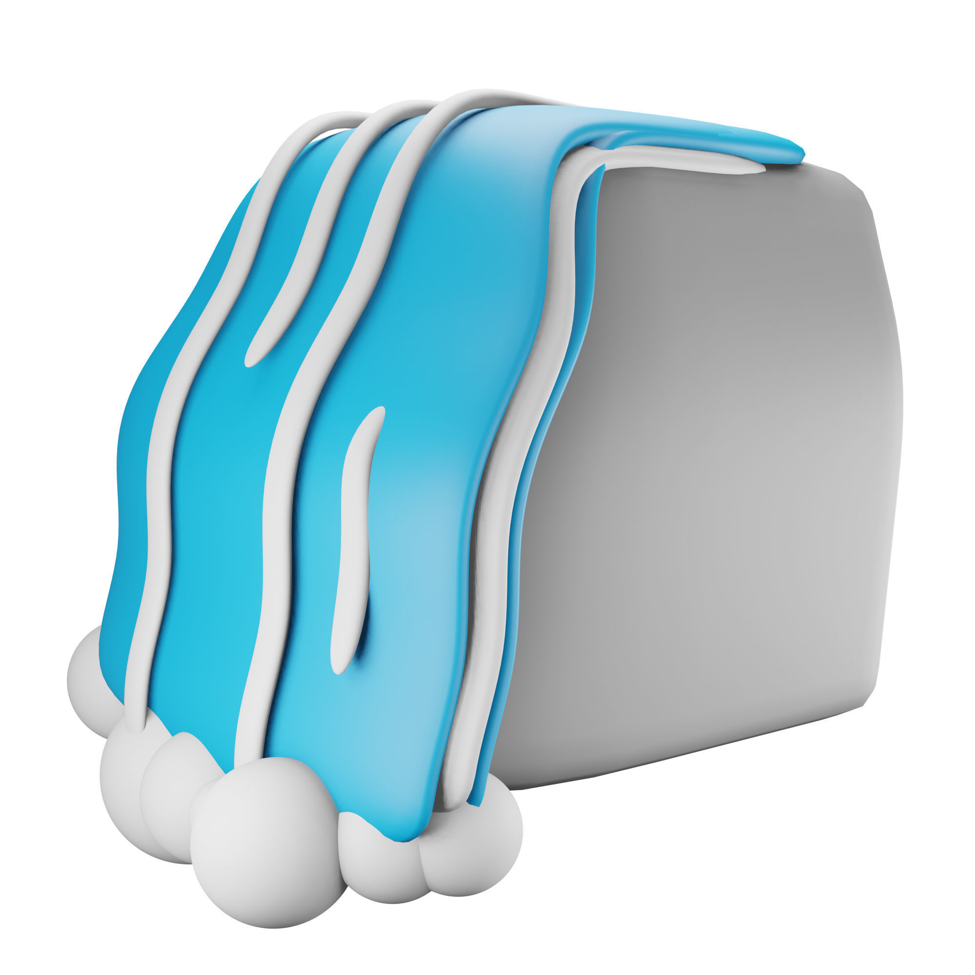 Water Icon Pack 3D Model Low-poly 3D model_14