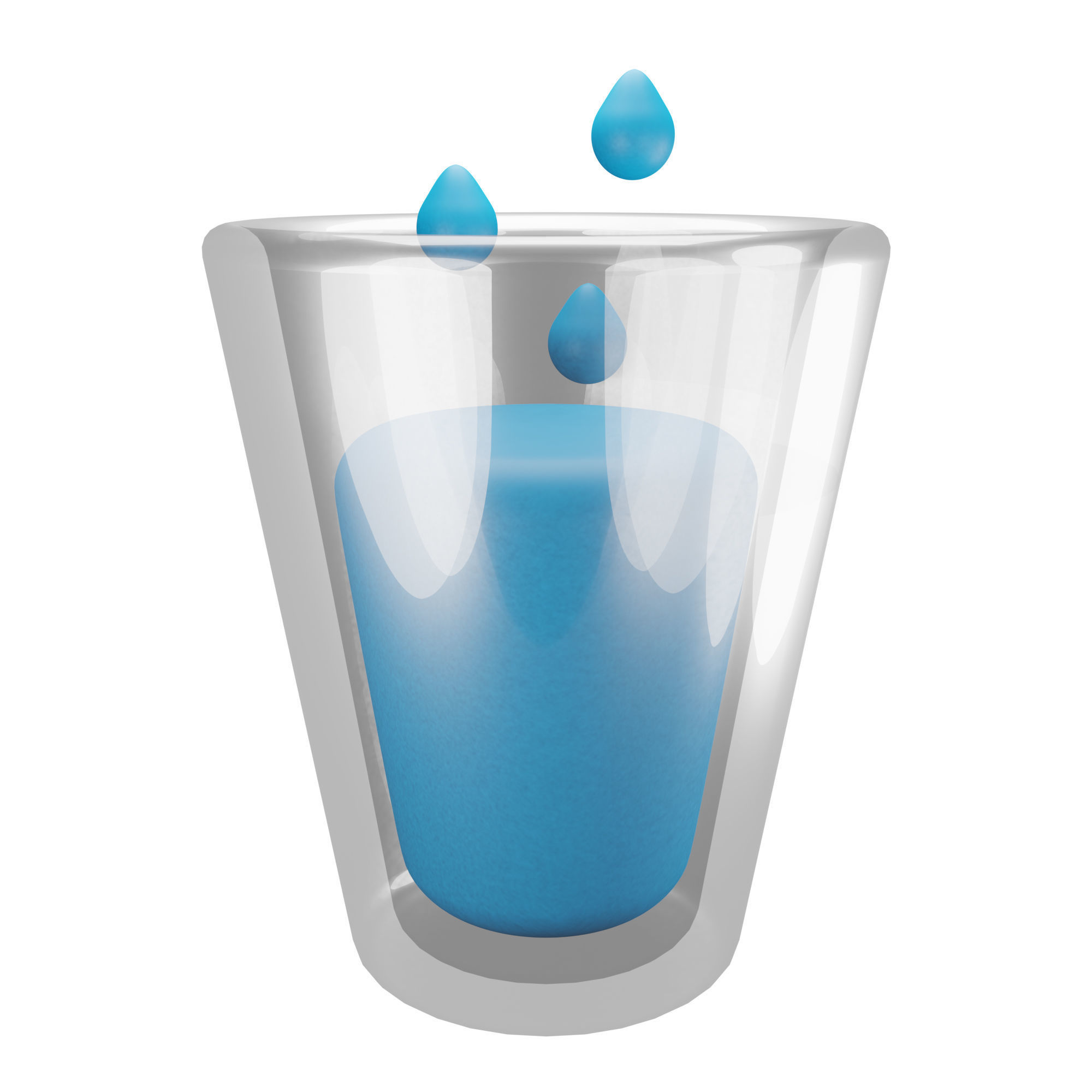 Water Icon Pack 3D Model Low-poly 3D model_2