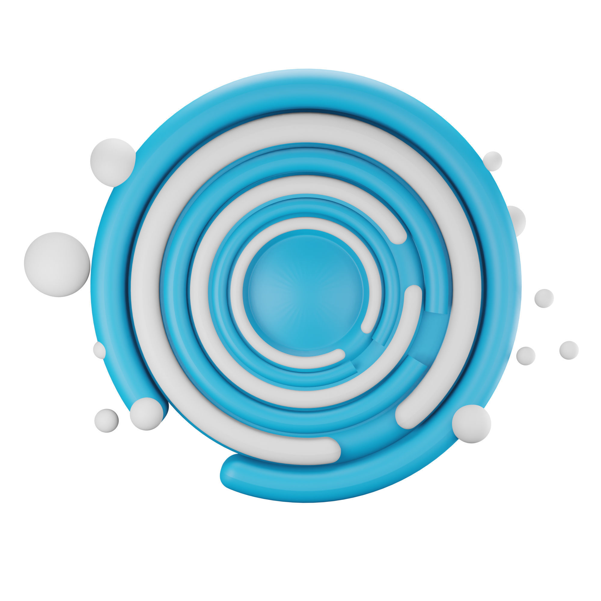 Water Icon Pack 3D Model Low-poly 3D model_16