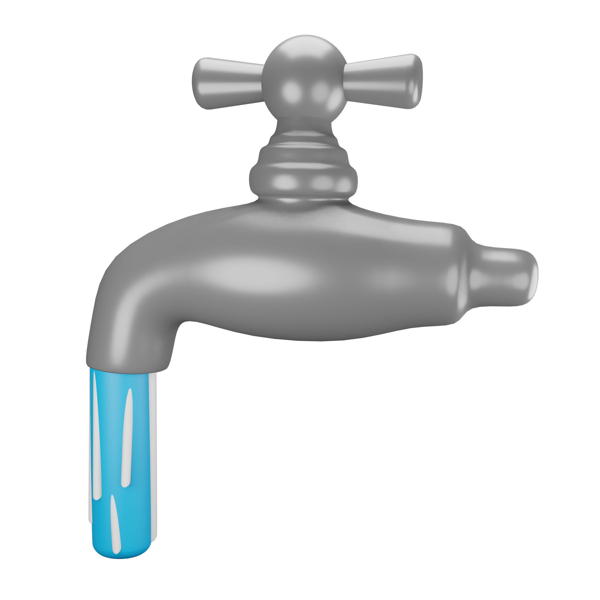 Water Icon Pack 3D Model Low-poly 3D model_9