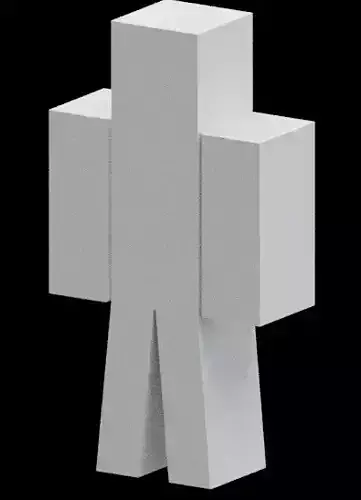 Minecraft Steve low poly Low-poly 3D model