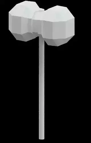 Hammer RPG low poly model