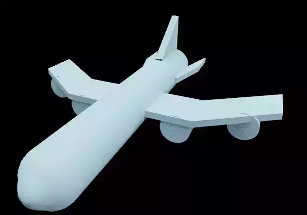 Simple Plane Lowpoly