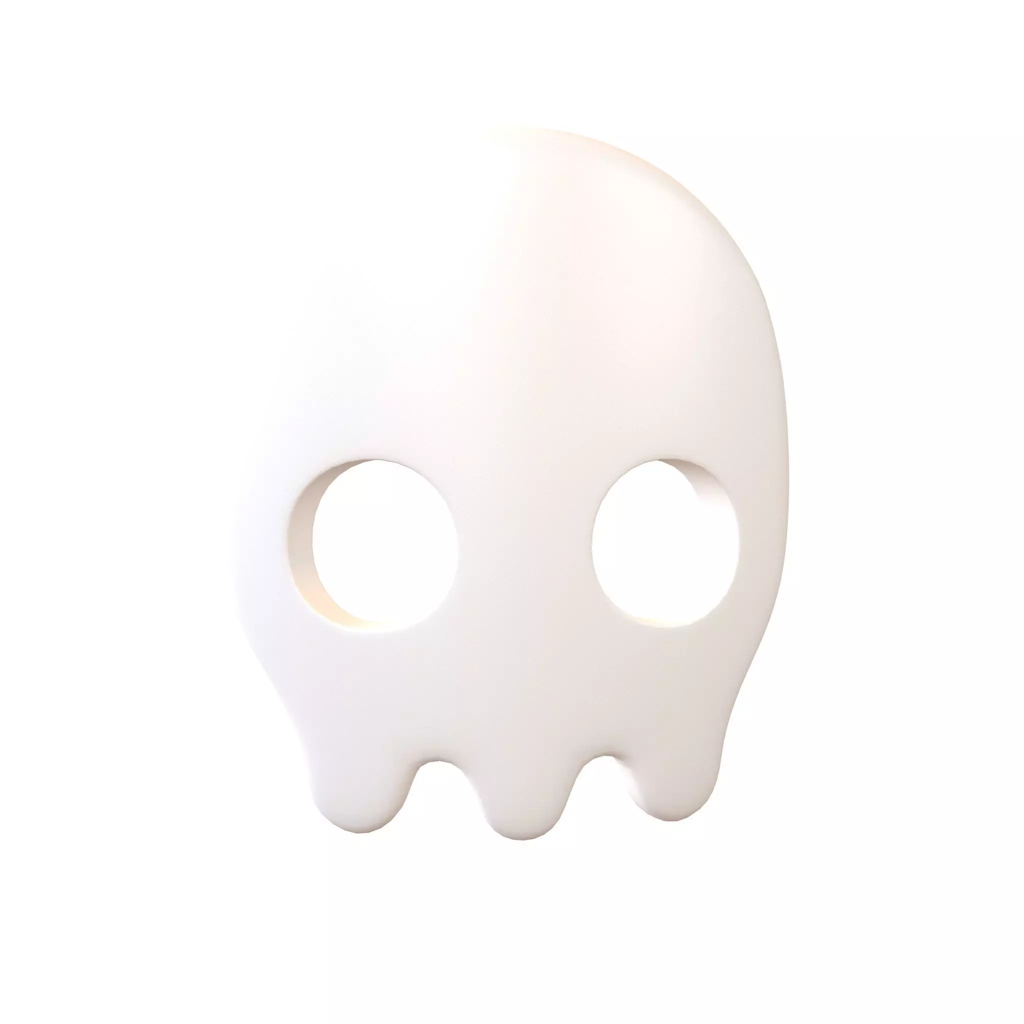 Skull Mask V1 001 Low-poly 3D model_0