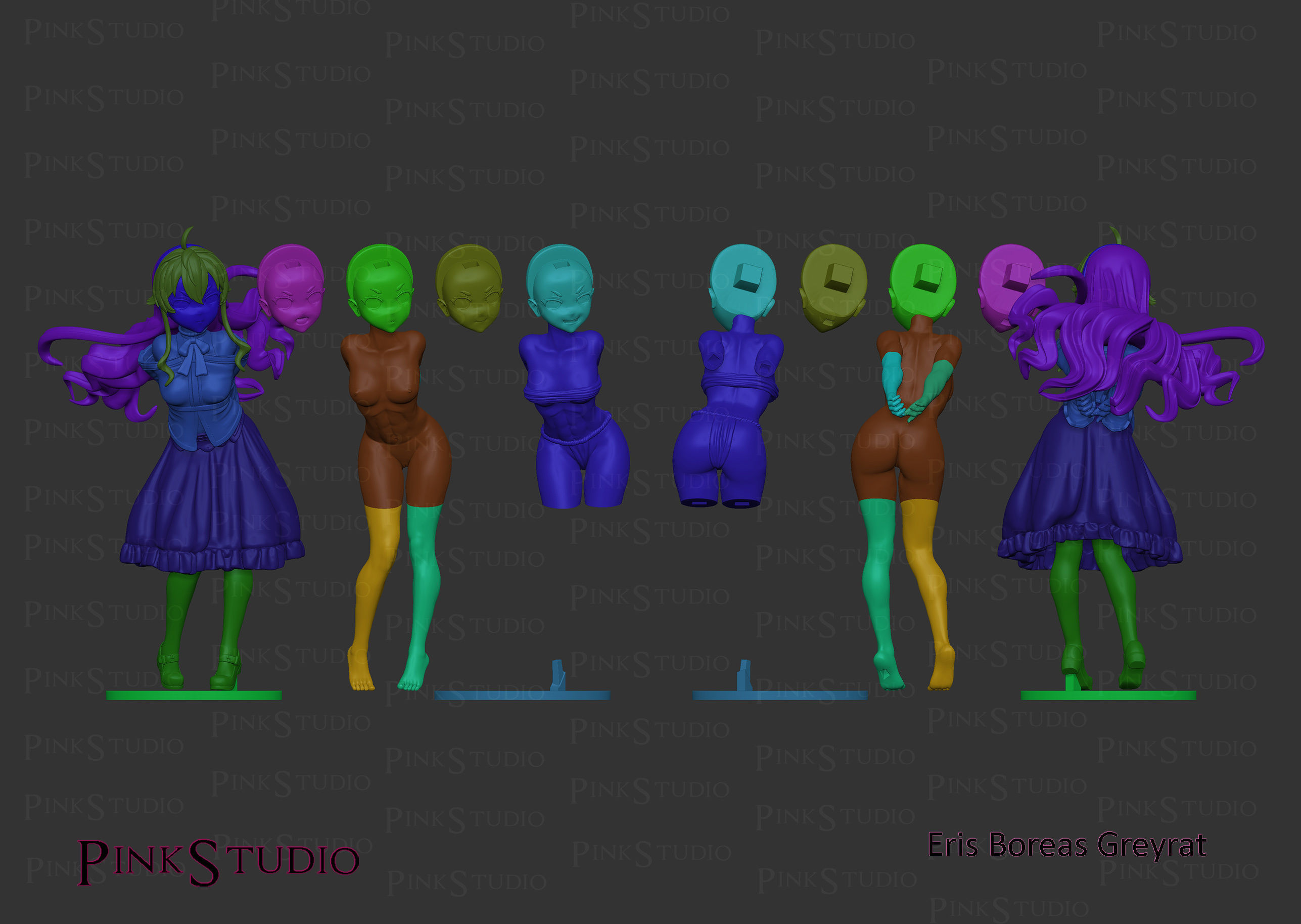 Mushoku Tensei Jobless Reincarnation - Eris Boreas Greyrat 3D print model_14