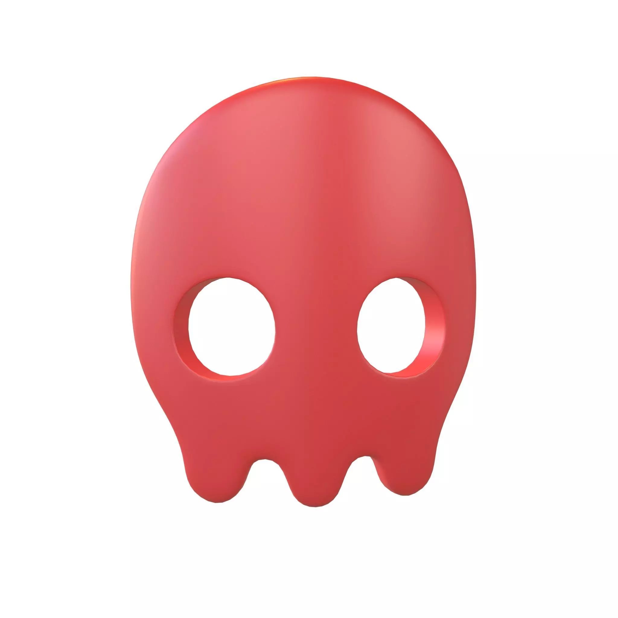 Skull Mask V1 006 Low-poly 3D model_0