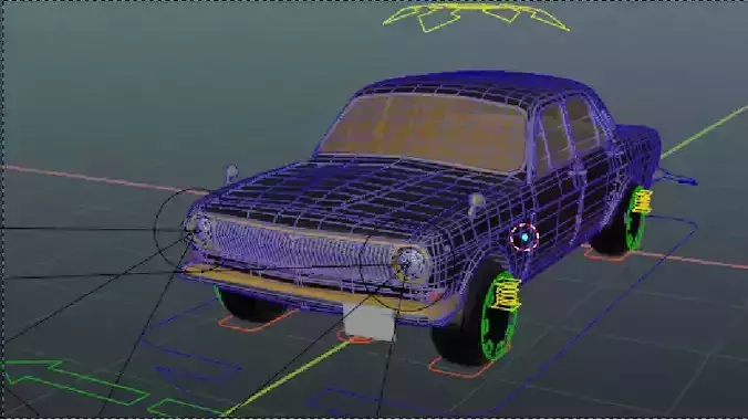 Russian old car Volga