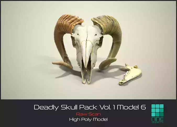 Deadly Skull 03 - Goat Skull