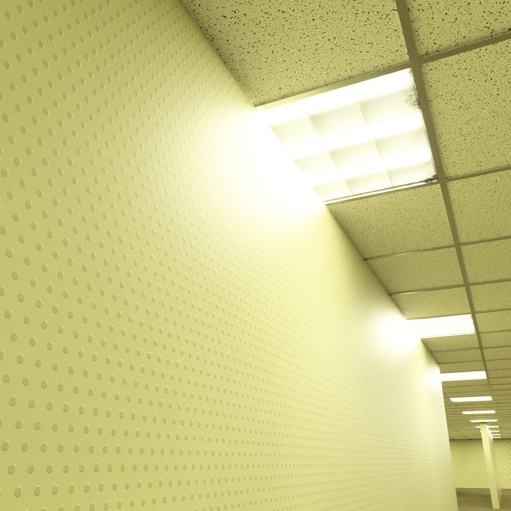 The Backrooms - C4D Octane 3D model_7