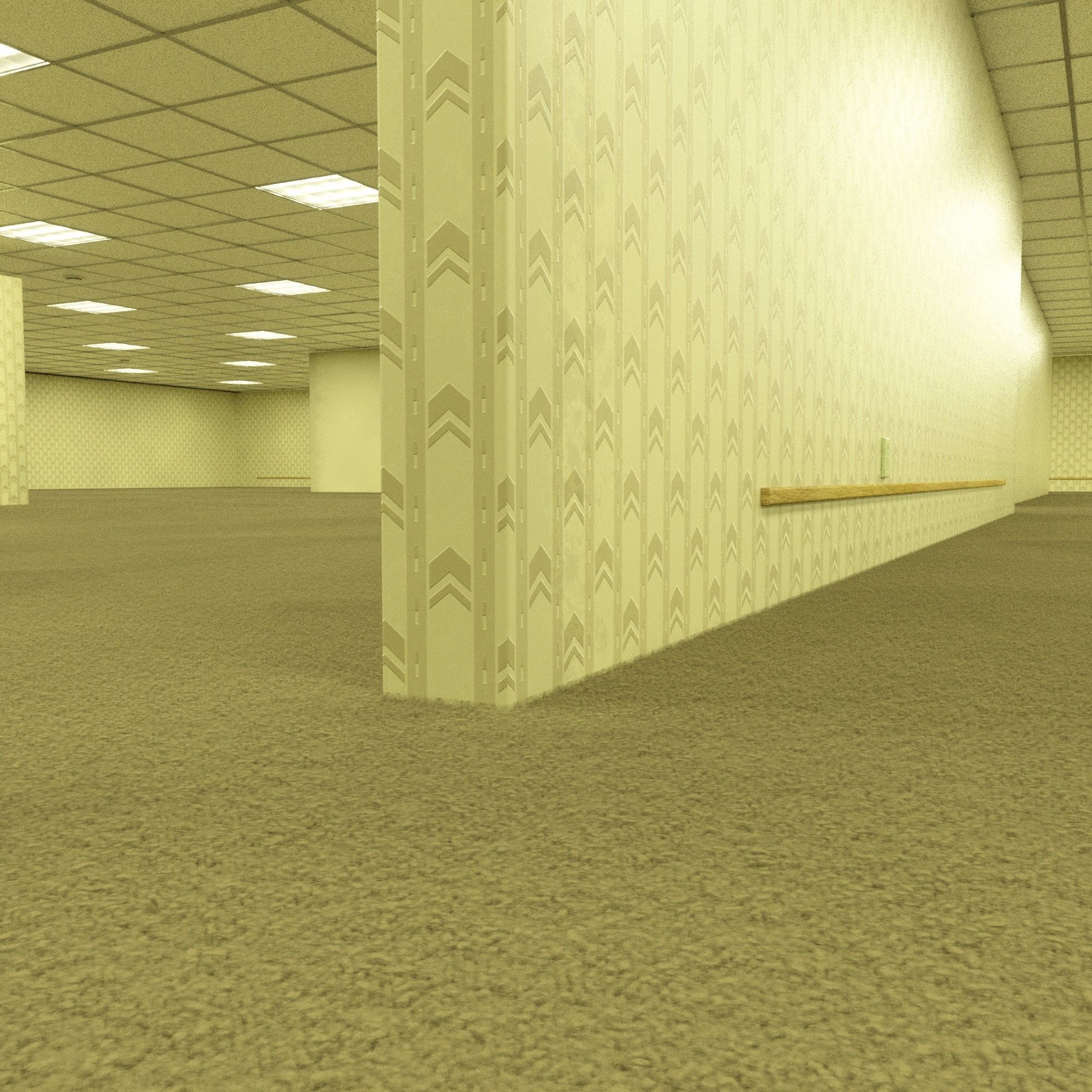 The Backrooms - C4D Octane 3D model_5