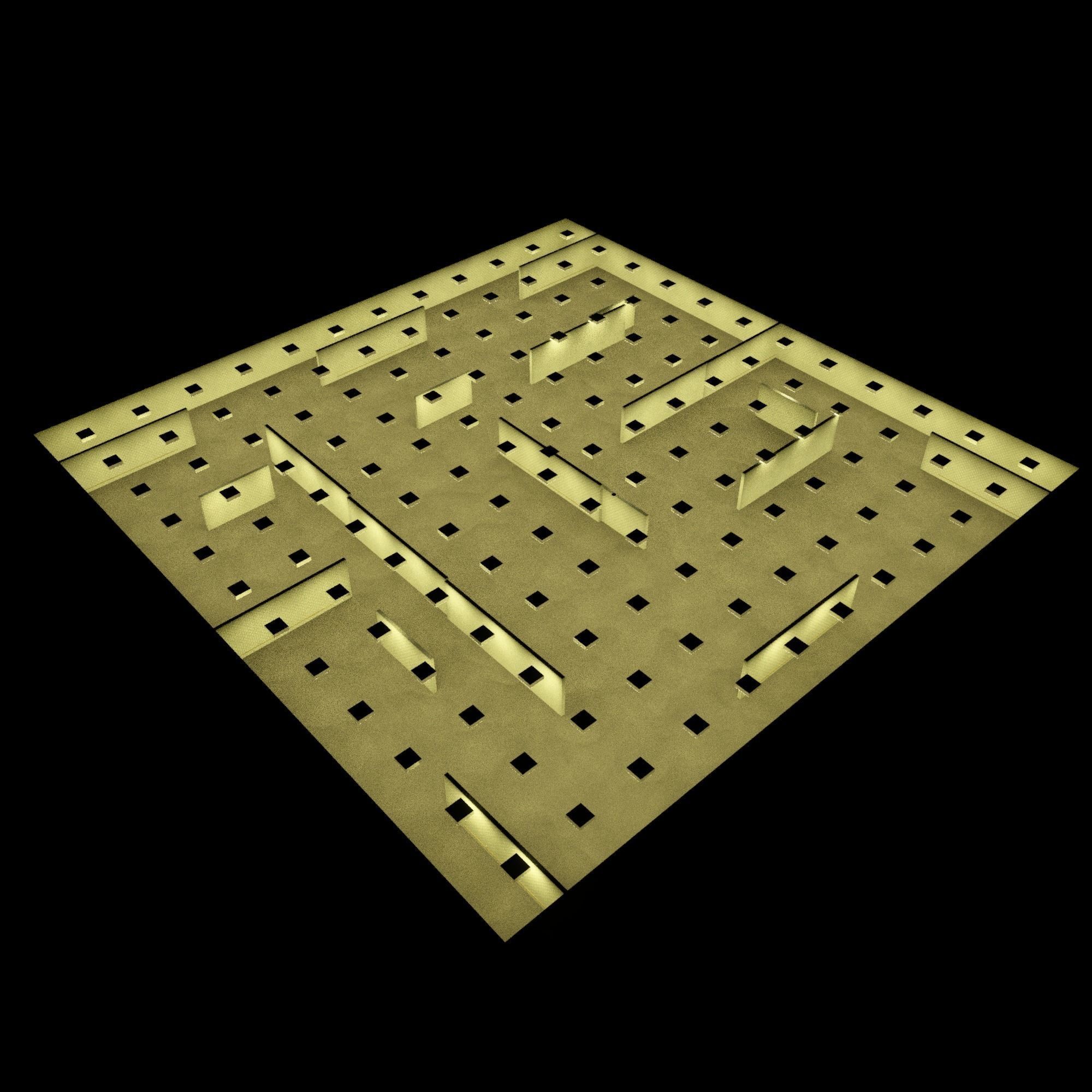 The Backrooms - C4D Octane 3D model_11