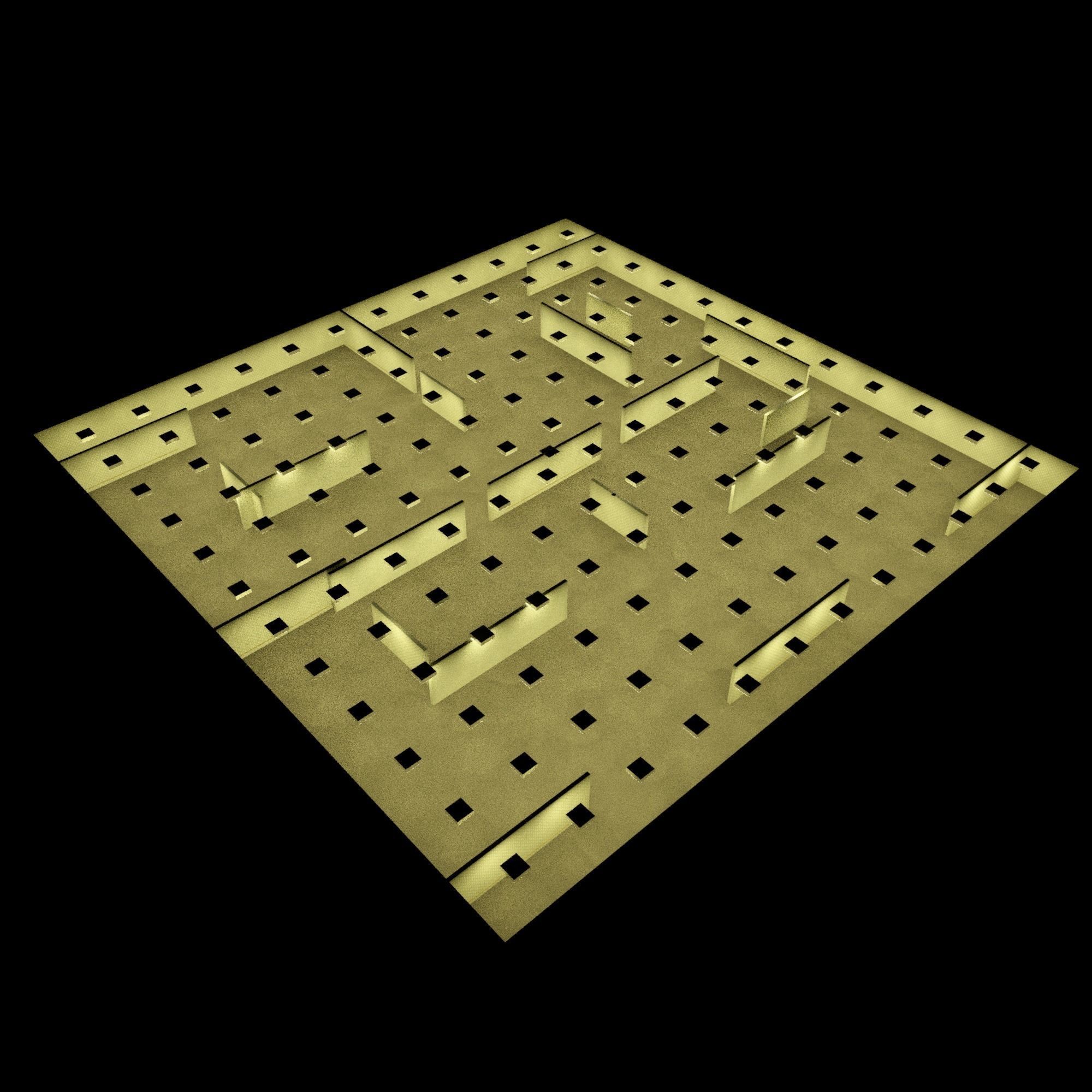 The Backrooms - C4D Octane 3D model_10