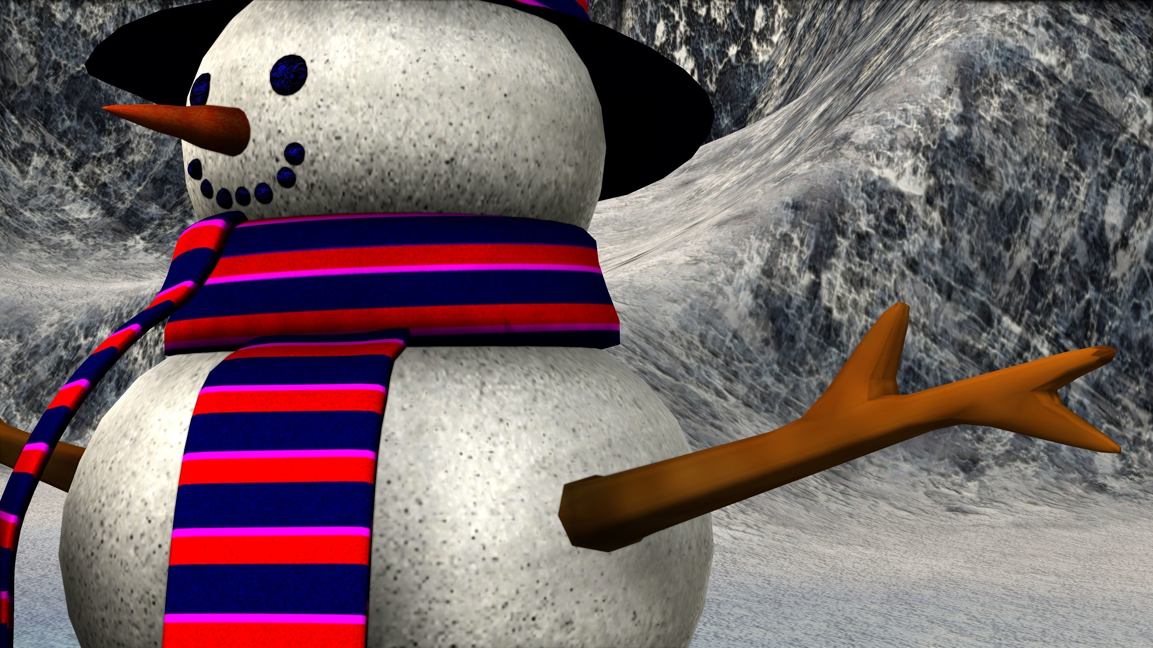 Snowman 3D model_9