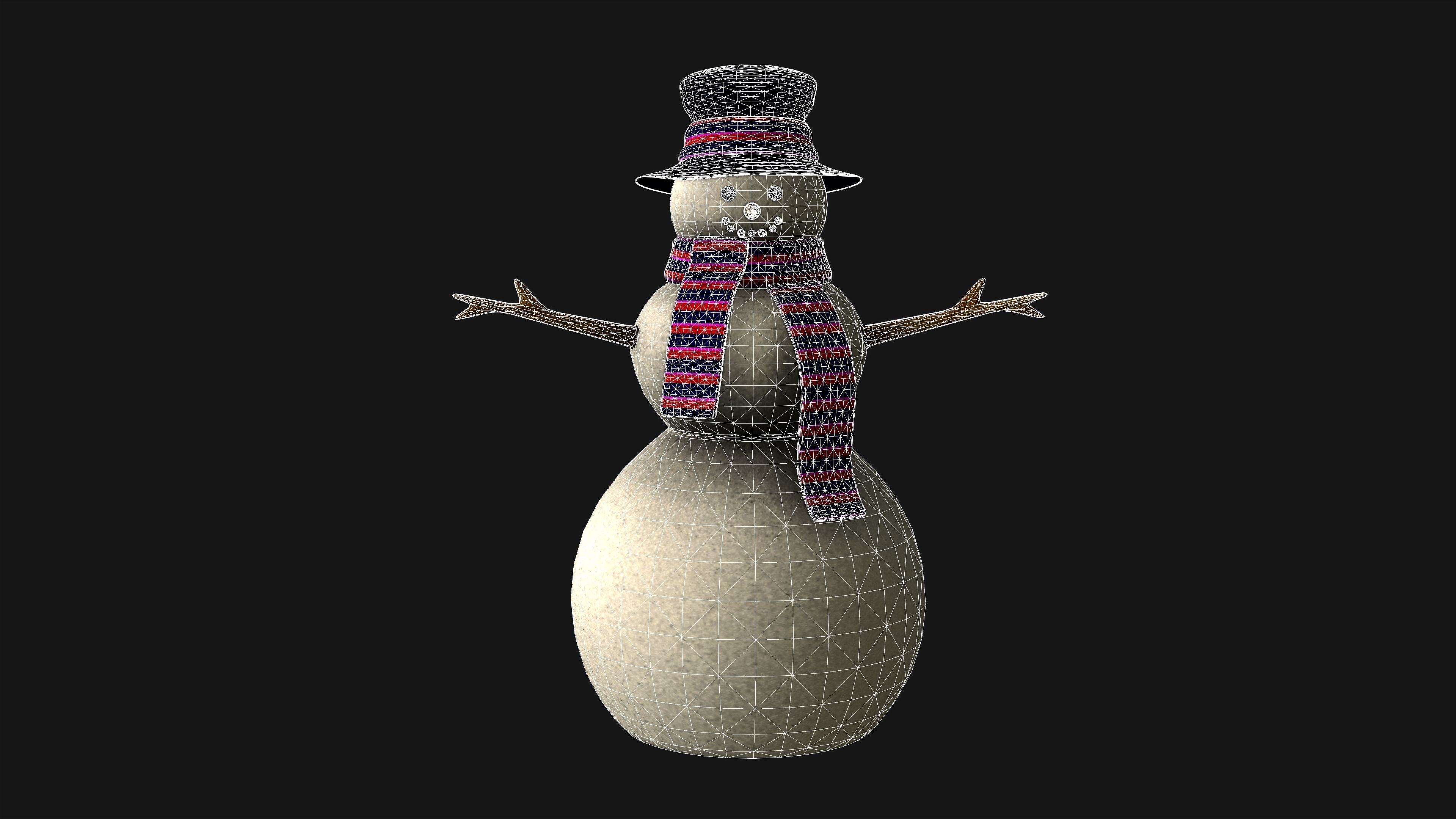 Snowman 3D model_14