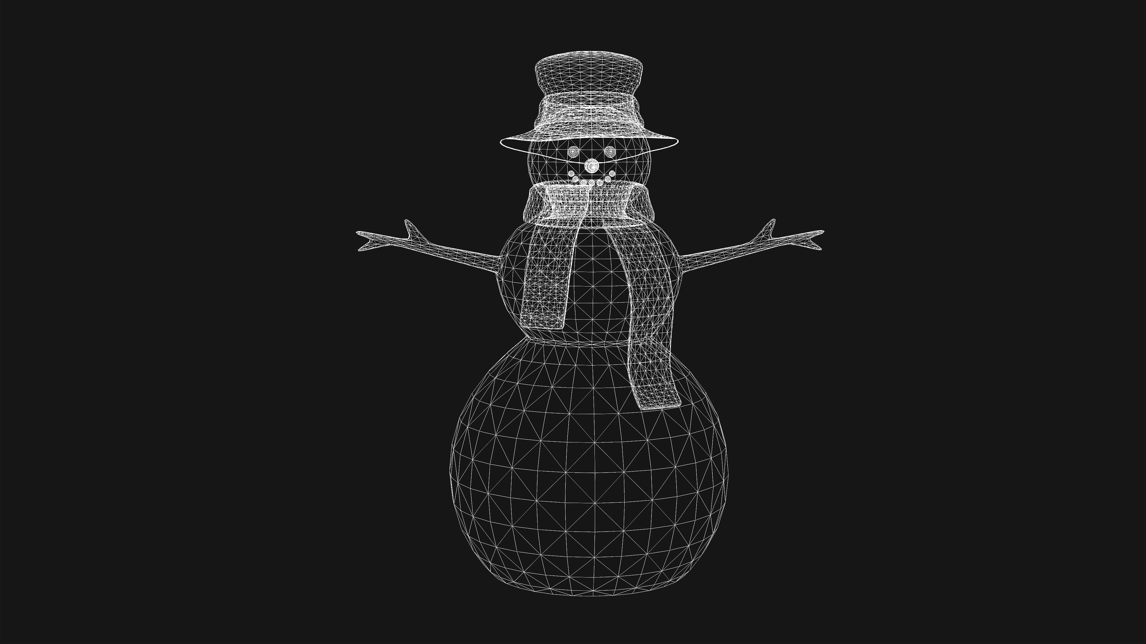 Snowman 3D model_17