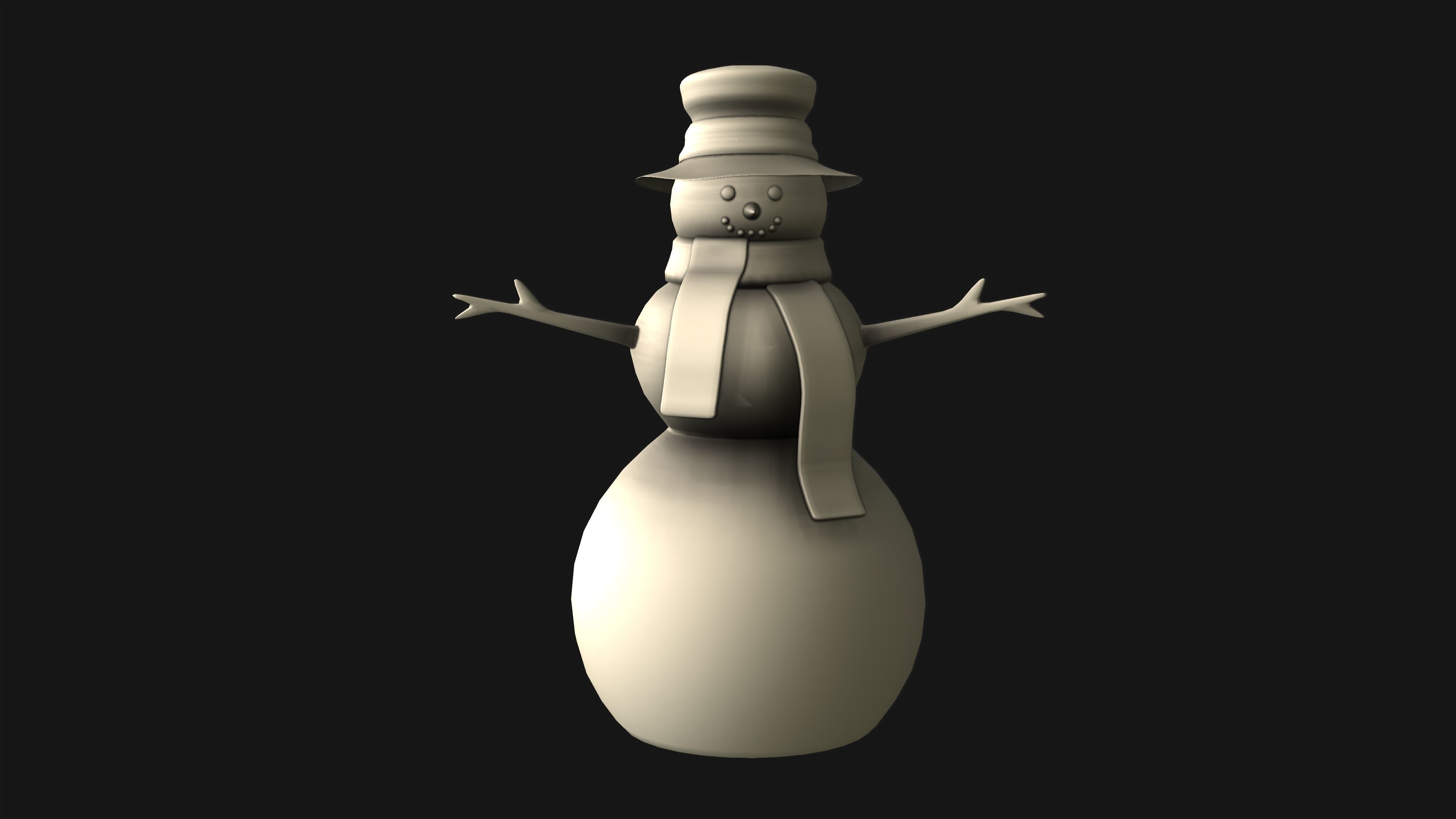 Snowman 3D model_15