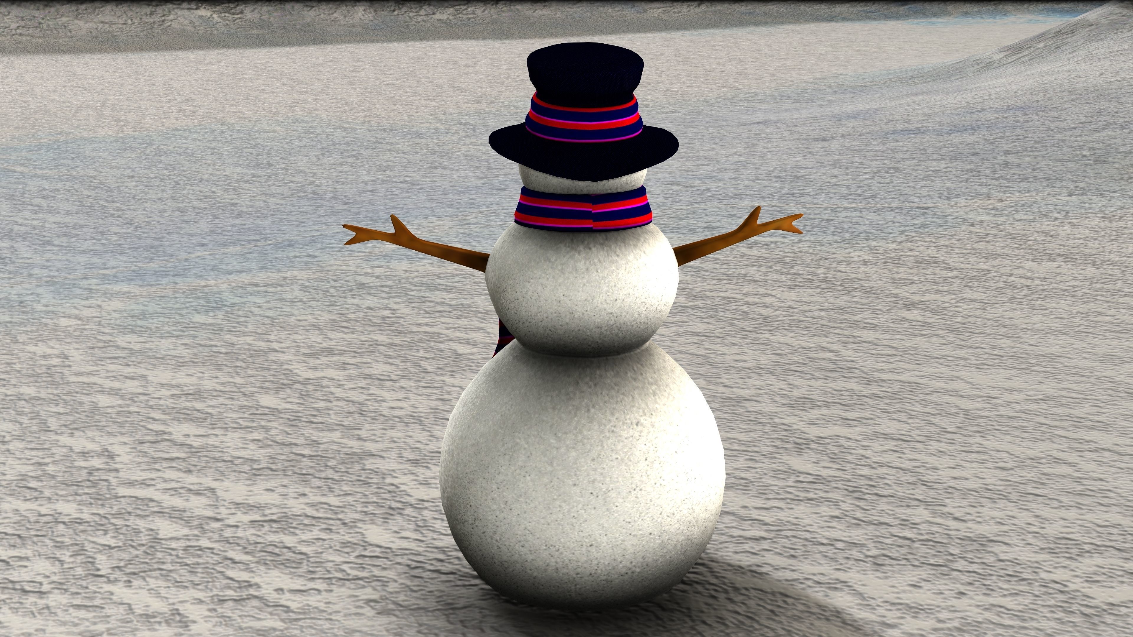 Snowman 3D model_13