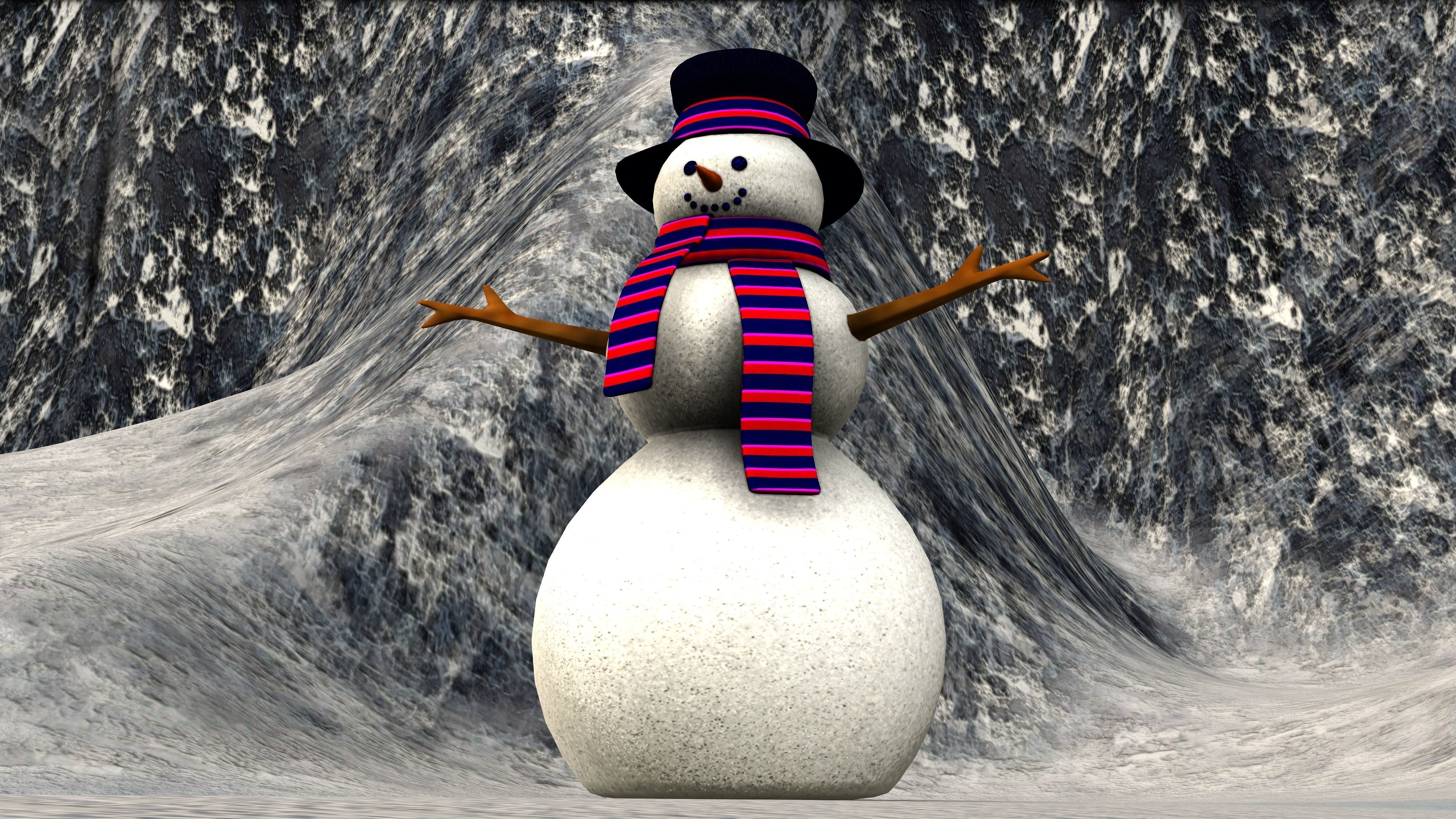 Snowman 3D model_12