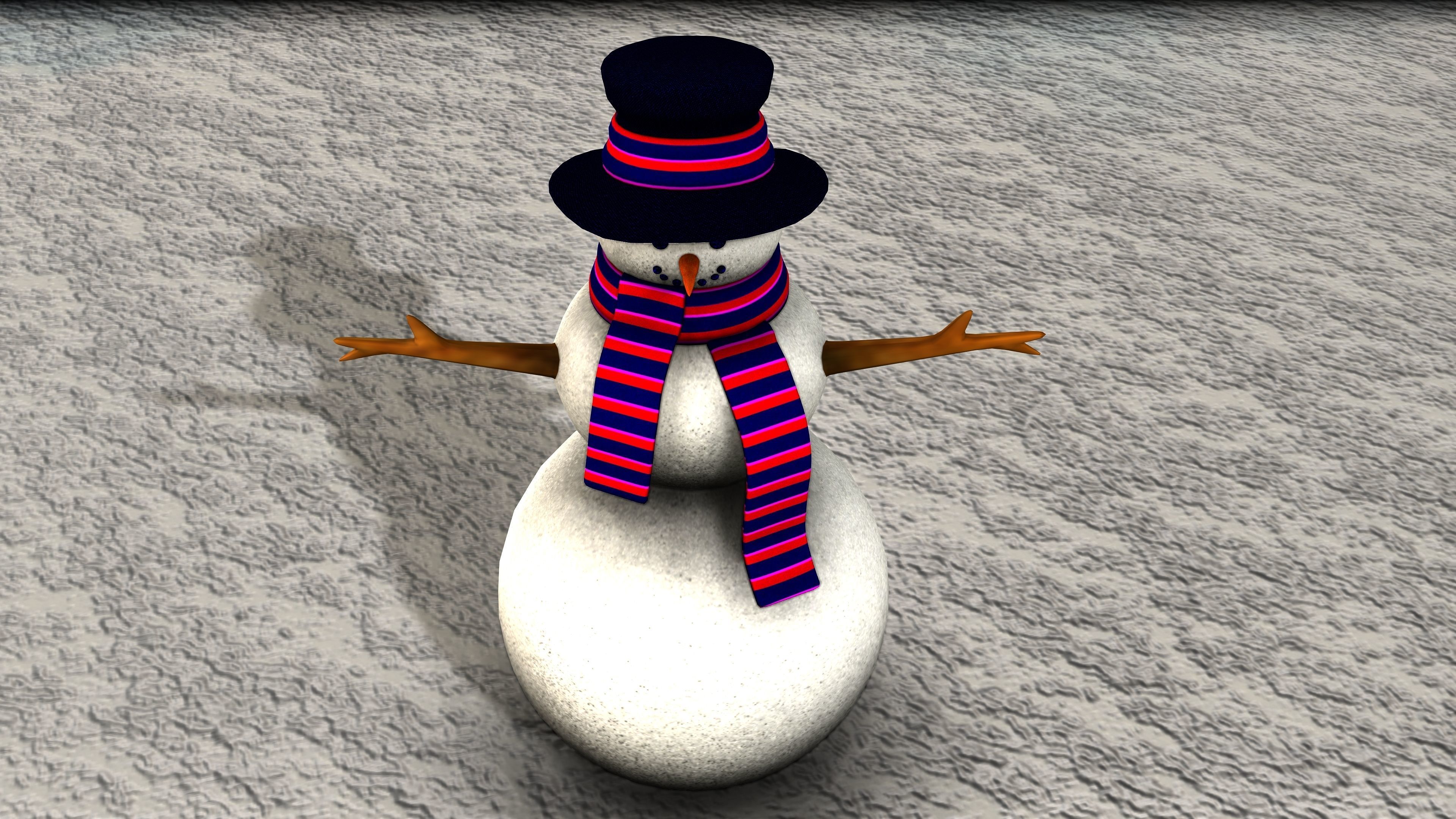Snowman 3D model_6