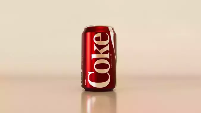 Coke Soda Can 