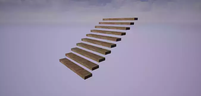 Modern Stairs 3d Model