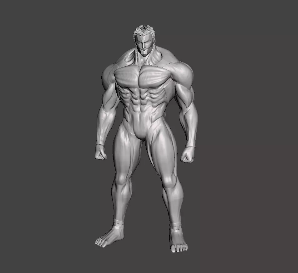 Armored Titan 3D Model 3D print model_0