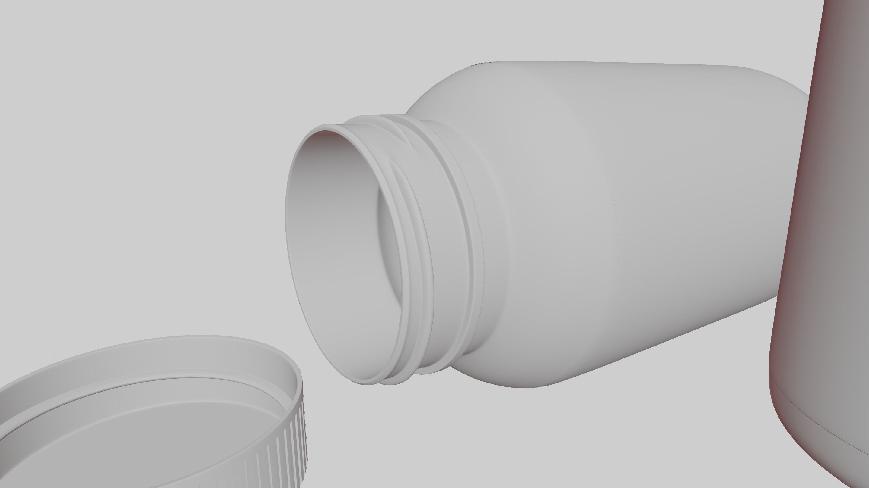 bottles of plastic material 3D model_8