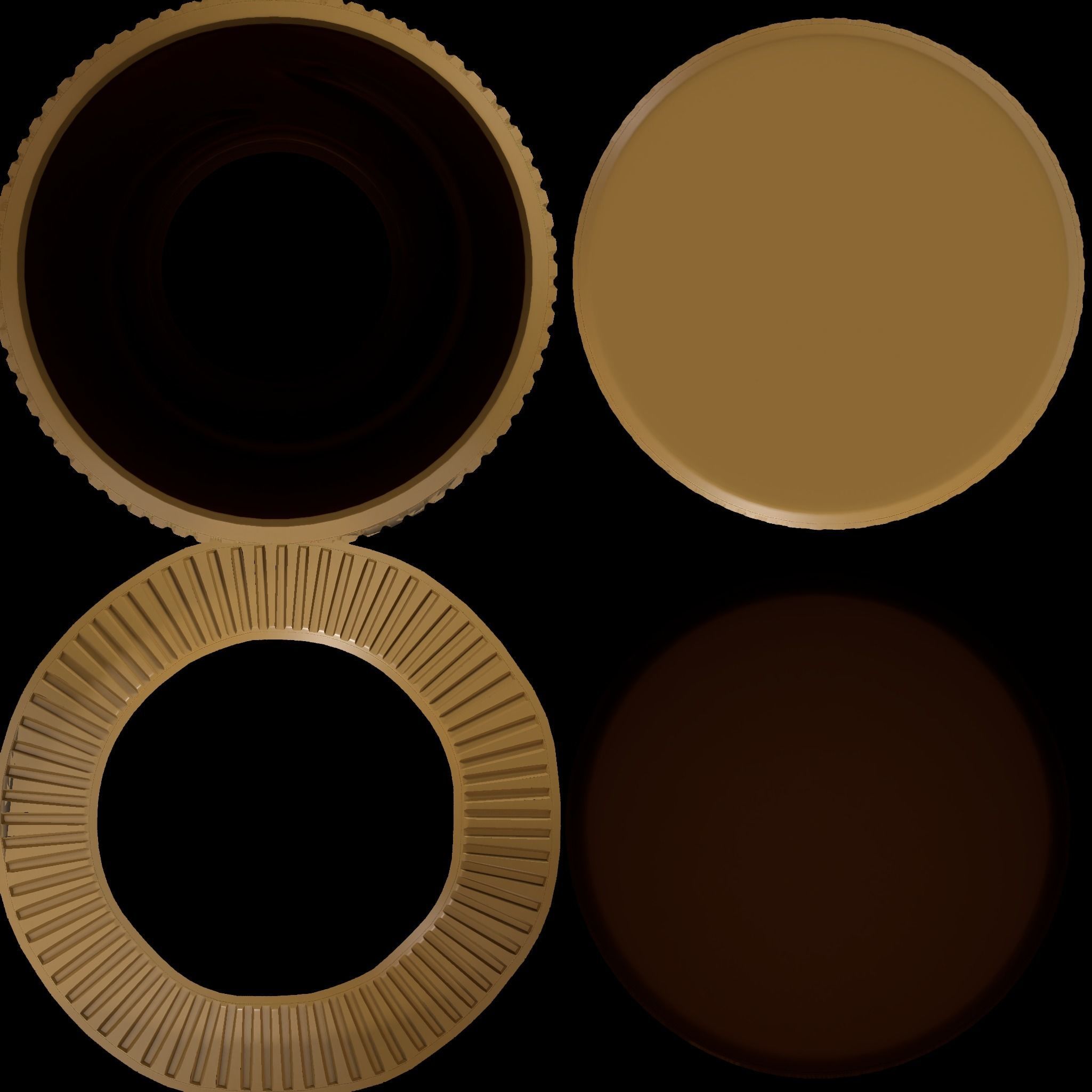 bottles of plastic material 3D model_18