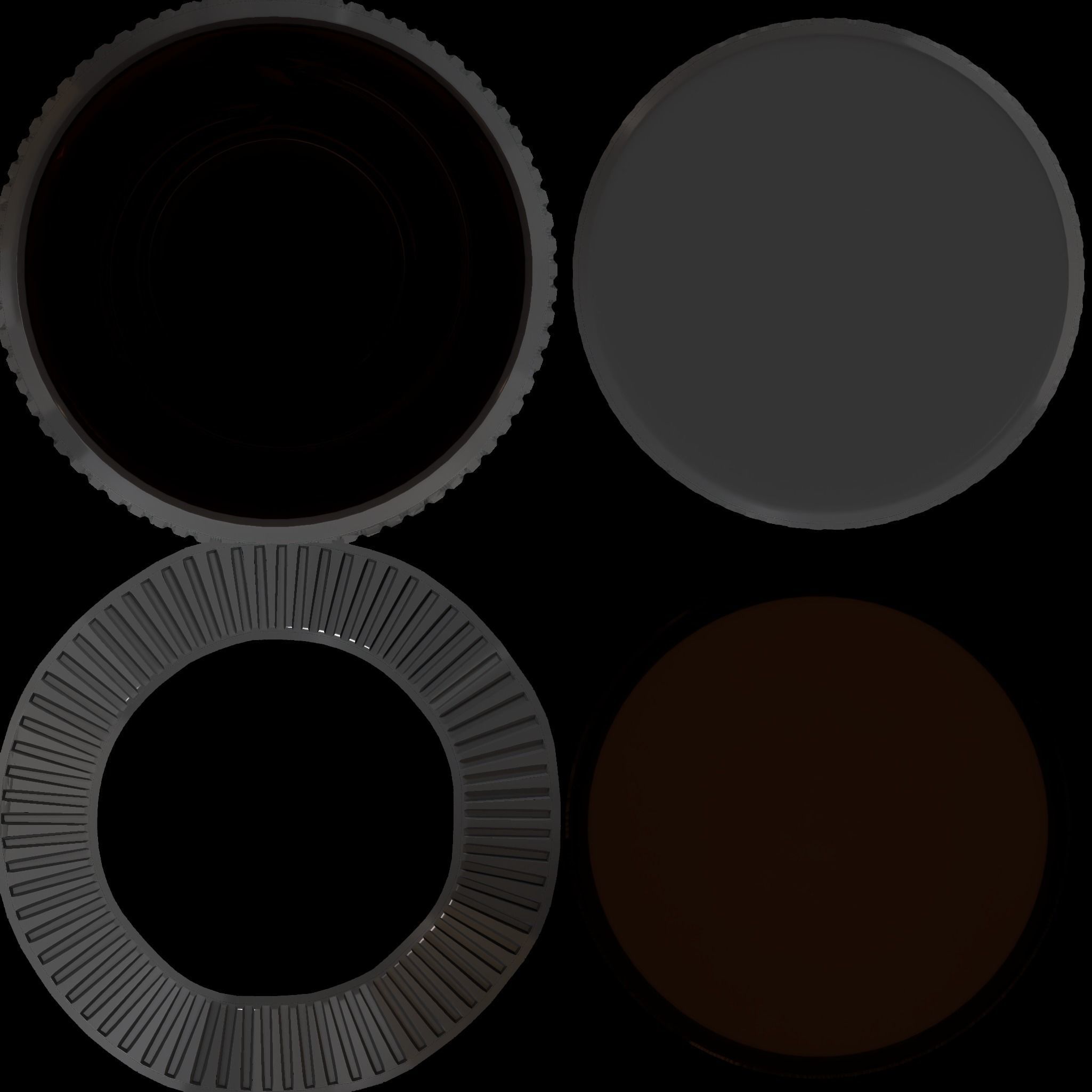 bottles of plastic material 3D model_17