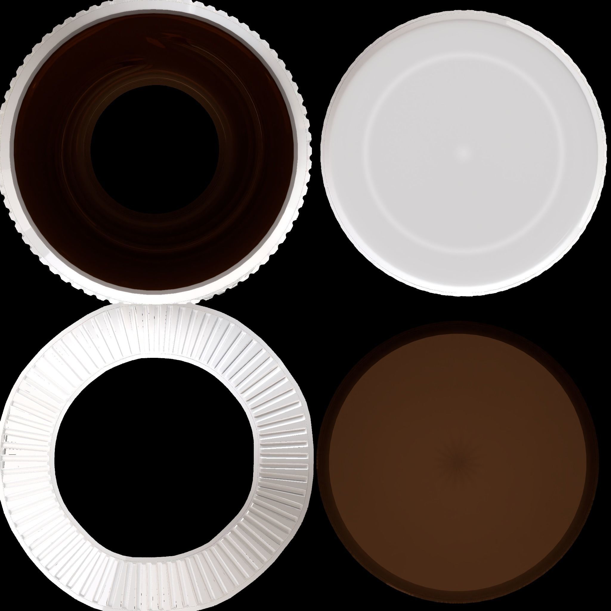 bottles of plastic material 3D model_19