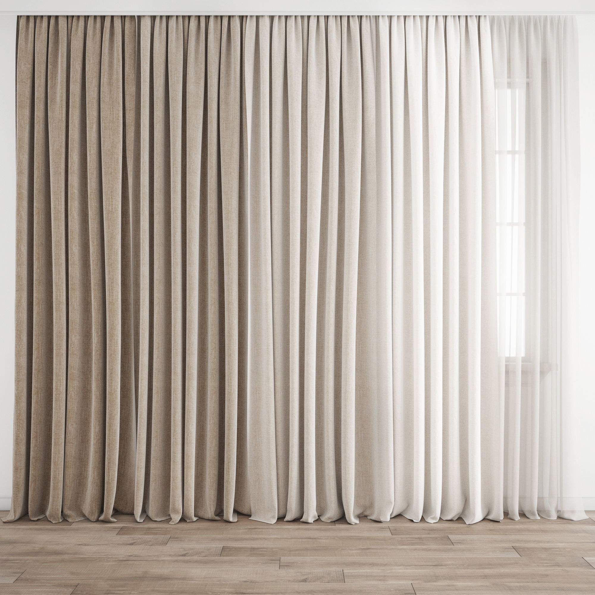 Curtain 243 3D model_6