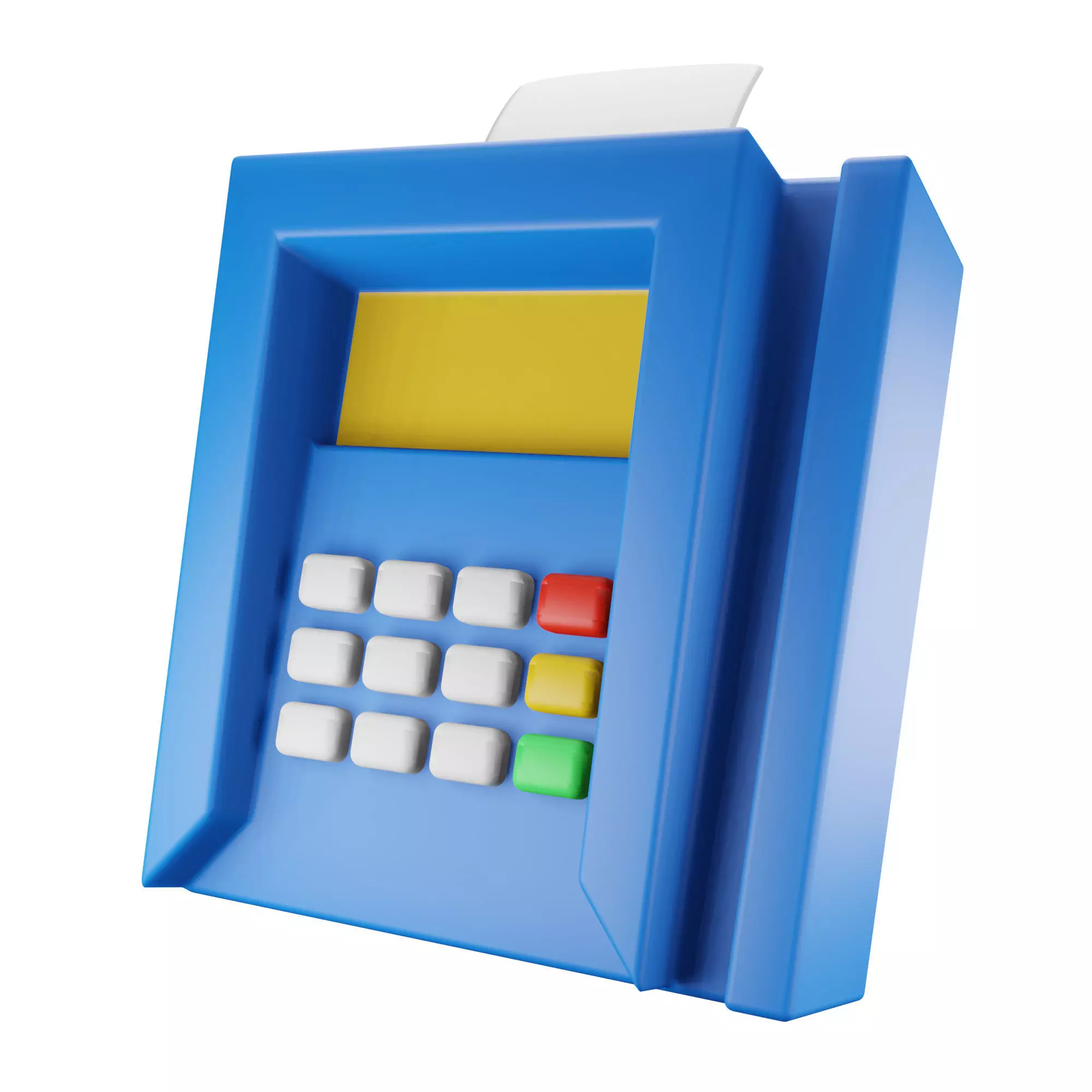 edc machine Low-poly 3D model_0